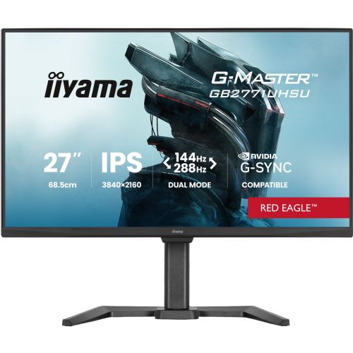 Monitor Iiyama GB2771UHSU-B1 27", IPS, UltraHD/4K, 144 Hz, HDR400, FreeSync