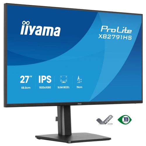 Monitor Iiyama ProLite XB2791HS-B1 27" IPS FullHD 120Hz zvočniki nastavljiva višina