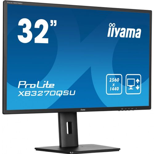 Monitor Iiyama ProLite XB3270QSU-B1 80cm (31,5") WQHD 2K IPS HDMI/DP, 100 Hz, črna