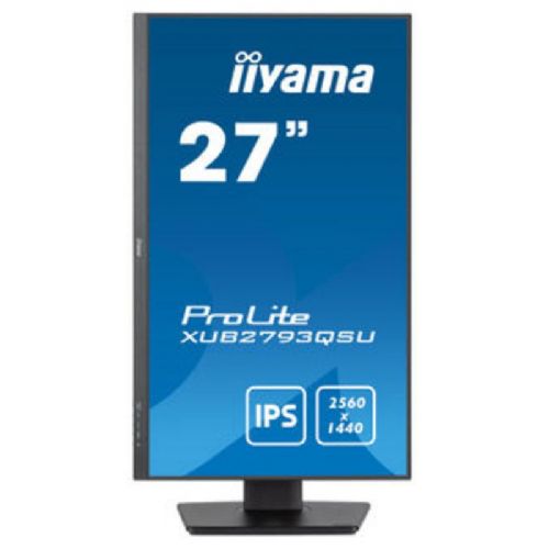Monitor Iiyama XUB2793QSU-B7 68,6 cm (27"), 2560x1140 (QHD), IPS, 300 cd/m2, 16:9, 100Hz, 1ms, 4W, HDMI, črna