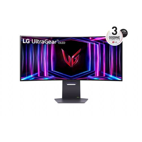 Monitor LG OLED 34GS95QE-B UltraGear™ curved, 86,36 cm (34,0"), 3440x1440, 2x HDMI, DP, USB 34GS95QE-B.AEU