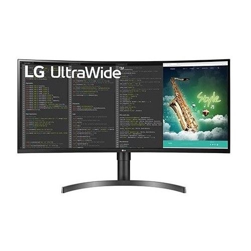 Monitor LG 35WN75CP-B, 88,90 cm (35"), 3440 x 1440, VA, 300 cd/m2, 21 : 9, 5 ms, HDMI, DP, USB-C (94 W), črna