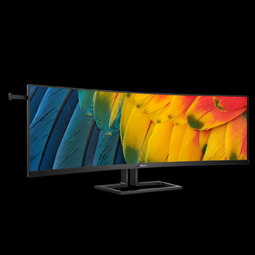 Monitor Philips 45B1U6900C/00, 113 cm (45"), 32:9, VA, 450 cd/m2, 75 Hz, 4ms, ukrivljen, DQHD, črna