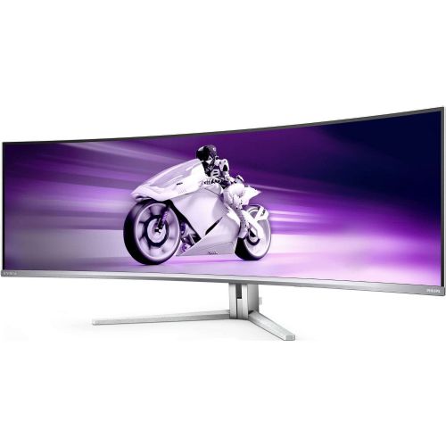 Monitor Philips Evnia 49M2C8900L QD-OLED, 124,3 cm (48,9"), 5120 x 1440 DQHD, ukrivljen, 32:9, 450 cd/m2, 144Hz, bela