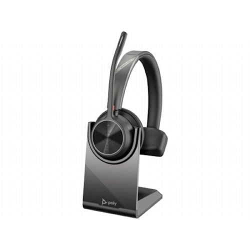 Poly Voyager 4310 USB-A slušalice + BT700 adapter, stalak, MS Teams, mono 77Y93AA