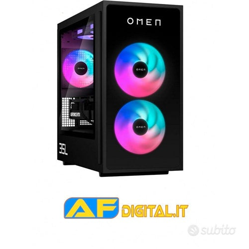 Namizni računalnik HP 35L Gaming GT16-1277NG AMD Ryzen 7 9800X3D, 32GB DDR5, RTX 5070 Ti 16GB, 1TB SSD, brez operacijskega sistema