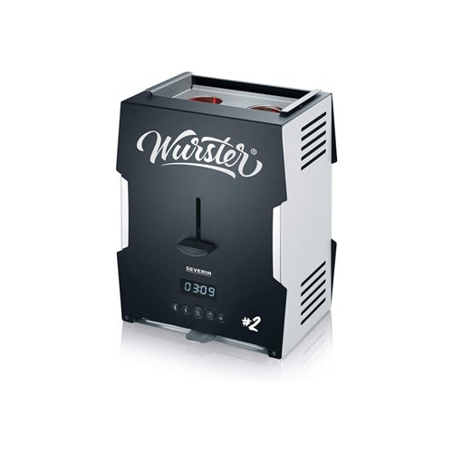 Namizni žar Severin Wurster WT 5005 (črno/siv, 2.000 W, žar za klobase)