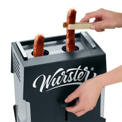 Namizni žar Severin Wurster WT 5005 (črno/siv, 2.000 W, žar za klobase)