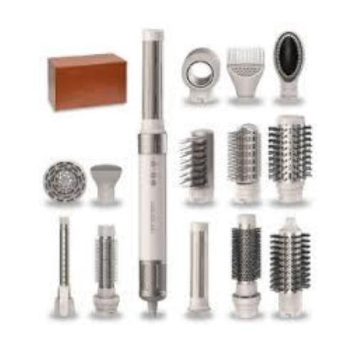 Oblikovalec las Cecotec Bamba CeramicCare 14-v-1 AirGlam, keramične plošče, ionska funkcija, nastavljiva temperatura, moč 1400 W, zaščita pred vročino