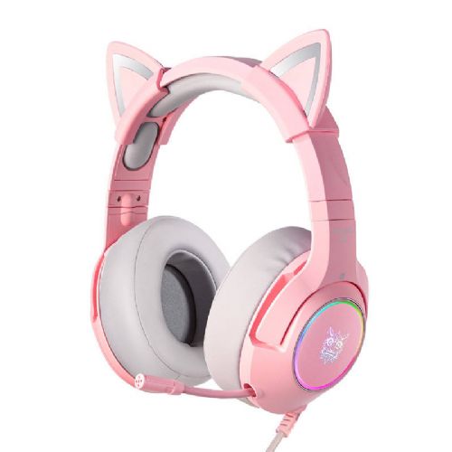 ONIKUMA K9 ružičaste RGB gaming slušalice