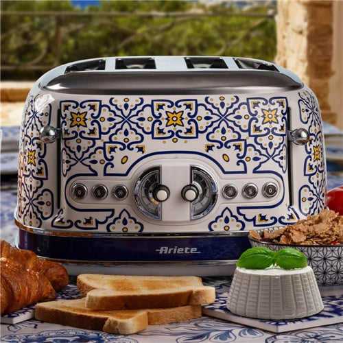 Opekač kruha Ariete  Capri za 4 rezine (bel/večbarven, 1630 W, za 4 rezine toasta)