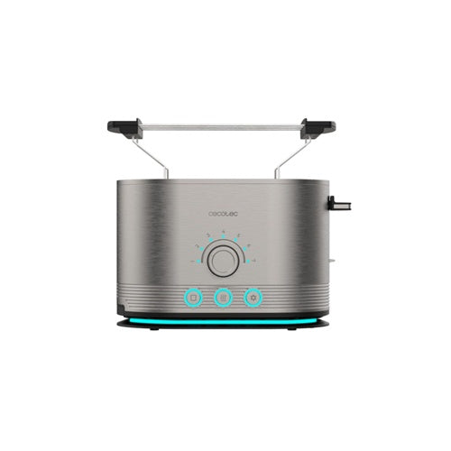 Opekač kruha Cecotec Shine&amp;Toast (nerjaveče jeklo, 850 W, za 2 rezini toasta)