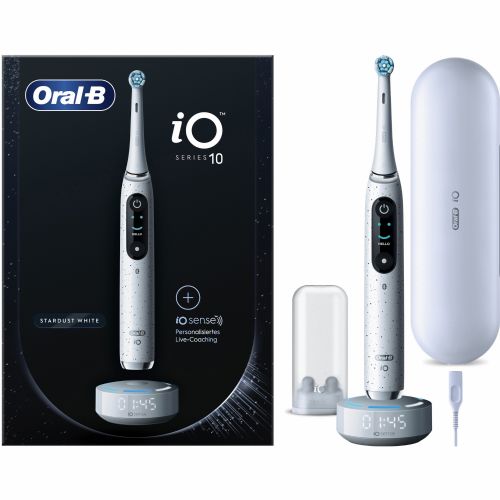 Električna zobna ščetka Oral-B iO Series 10, bela