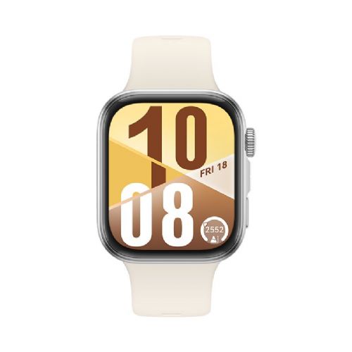 Pametna ura Huawei Watch Fit 4 (Seiya-B19F) (srebrna, bel fluoroelastomerni pašček)