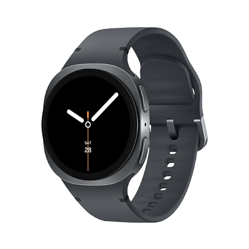 Pametna ura Samsung Galaxy Watch8 (siva, 40 mm, LTE, športni pašček S/M)