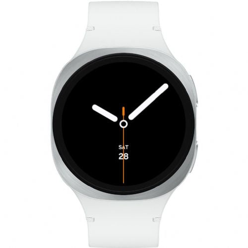 Pametna ura Samsung Galaxy Watch8 (srebrna, 40 mm, športni pašček S/M)