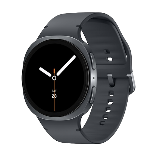 Pametna ura Samsung Galaxy Watch8 (temno siva, 44 mm, športni pašček M/L)