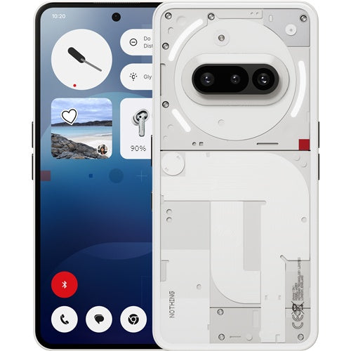 Pametni  telefon Nothing Phone (3a) 256 GB (bel, Android 15, 12 GB)