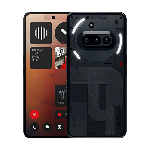 Pametni telefon Nothing Phone (3a) 256 GB (črn, Android 15, 12 GB)