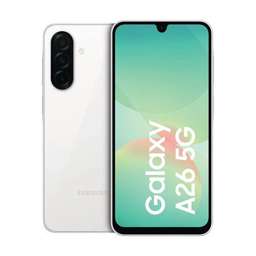 Pametni telefon Samsung Galaxy A26 5G 128GB (bel, Android 15, 6 GB)