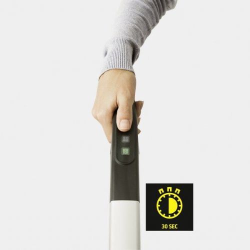 Parni čistilec Kärcher Steam Cleaner SC 2 Upright EasyFix (bel, 1600 W, s kompletom za čiščenje tal EasyFix)
