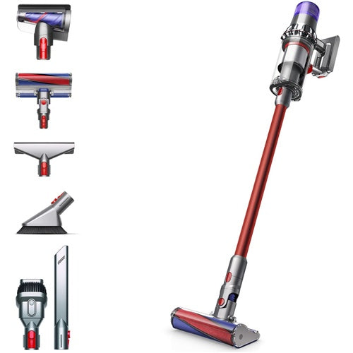 Pokončni sesalnik Dyson V11 Fluffy, rdeča/nikelj