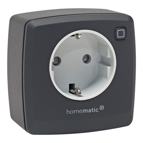 Preklopna vtičnica Homematic IP  (HmIP-PS-2-A) (antracit)