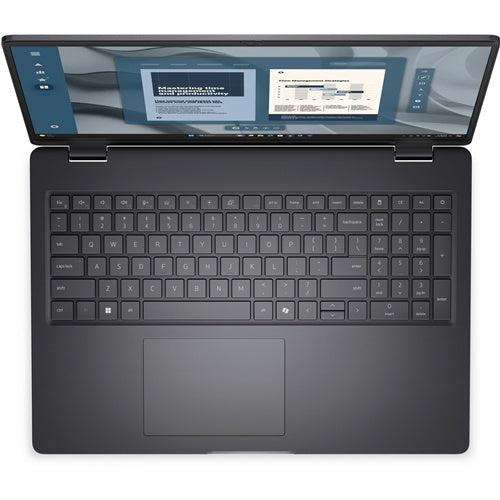 Prenosnik Dell Pro 16 (0JP8Y) AMD Ryzen 5 PRO 215, AMD Radeon 740M, 40,6cm (16"), 1920 x 1200, 16 GB DDR5, SSD 512GB NVMe, DE, Windows 11 Pro ,črna