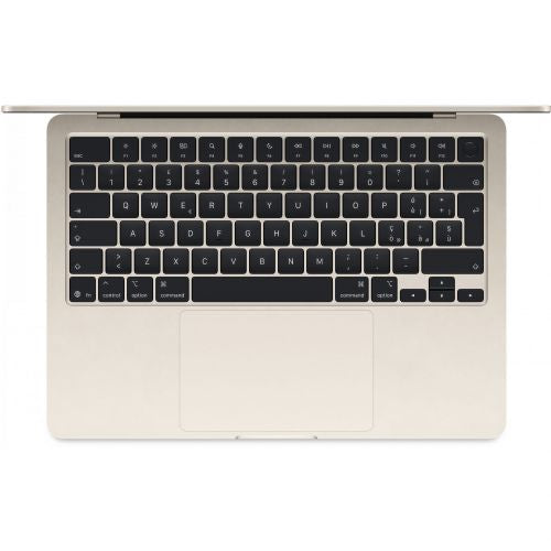Apple MacBook Air M4 prijenosno računalo s 10 CPU + 10 GPU/24 GB/SSD 512 GB NVMe/34,54 cm (13,6")/DE/MacOS, Starlight