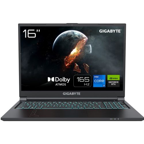Prenosnik Gigabyte G6 KF-73DE854KH Intel® Core™ i7-13700H/16GB/SSD 1TB NVMe/40,6cm (16") 1920 x 1200/GeForce RTX 4060/DE/W11Home, siva