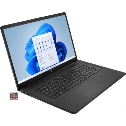 Prenosnik HP 17-cp2164ng, R5-7520U/16 GB/SSD 512 GB NVMe/43,9 cm (17,3"), FHD/IPS/Radeon 610M/DE/W11Home, črn (A3HX1EA)
