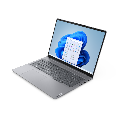 Prenosnik Lenovo ThinkBook 16 G7 Intel Ultra 5-125U/16GB/SSD 512GB NVMe/40,6 cm (16") FHD+/UMA/Win11Home, Arctic Grey (21MS004XSC)