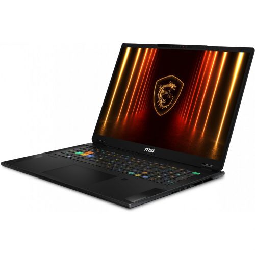 Prenosnik MSI Stealth 18 HX AI A2XWIG-042 Intel Core Ultra 9 275HX, 64GB DDR5, 2TB SSD, 45,8 cm (18"), 3840 x 2400, 120Hz, 1000cd/m2, 4K Mini LED, RTX 5080, DE, Windows 11 Pro, črna