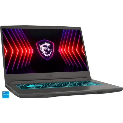 MSI Thin 15 B12UC-1439 prijenosno računalo, Intel Core i5-12450H/16GB/SSD 512GB NVMe/39,6 cm (15,6")/FHD/DE/Ge Force RTX 3050/Bez OS-a, crno (0016R8-1439)