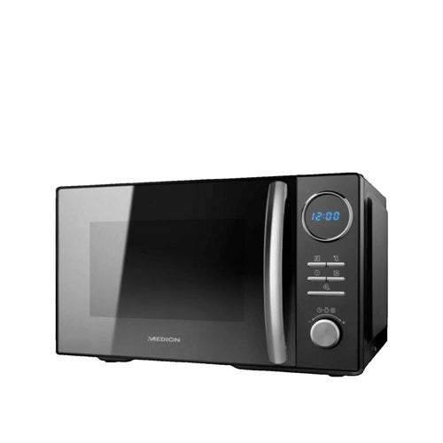 Prostostoječa mikrovalovna pečica Medion MD11493 23 l, žar, vroč zrak, 900 W, LCD zaslon, črna