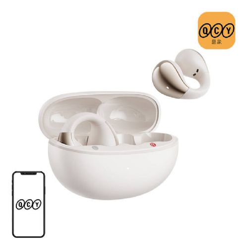 Slušalke QCY Crossky Clip T33 (bele)