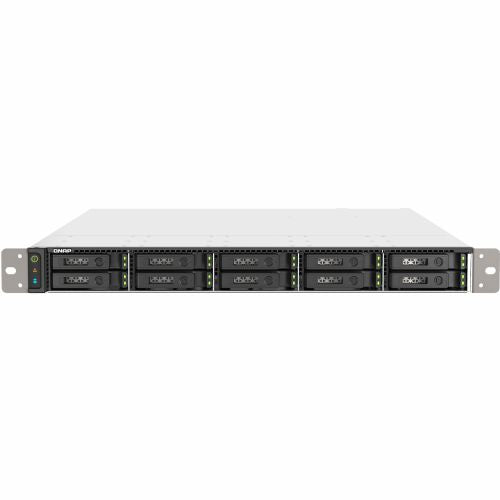 NAS sistem Qnap TS-H1090FU-7232P-64G, 10x U.2 NVMe, AMD EPYC 7302P 16 jeder, 64GB DDR4 ECC, rack 1U, QuTS hero (ZFS)