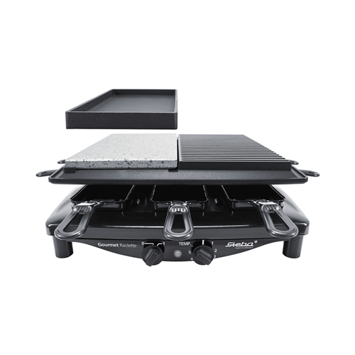 Raclette Steba Multi-RC 108 (nerjaveče jeklo/črna)