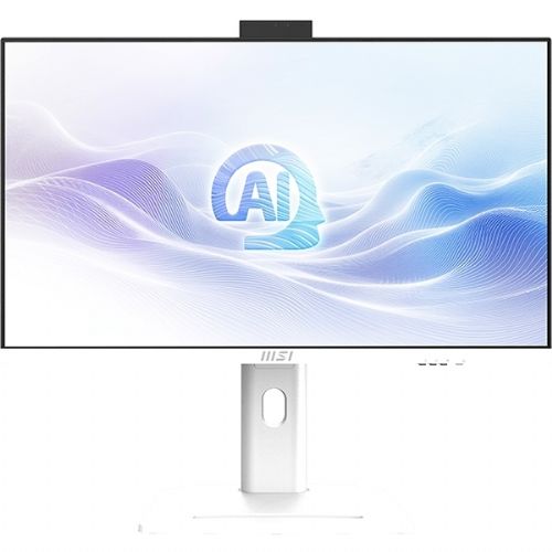 All In One računalnik MSI Modern AM273QP AI 1UM Intel Core Ultra 5, 16GB, 1TB SSD, 27" WQHD, Windows 11 Pro bel