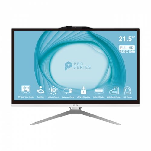 Računalnik MSI PRO AP222T 13M-092XEU i5 / 8GB / 256GB SSD / 21.5" FHD / NoOS / bel