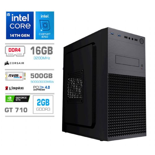 Računalnik PCX Exam i5 14400F/16GB/500GB PCX-GS4-617723