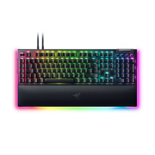 Tipkovnica Razer BlackWidow V4 Pro, rumena stikala