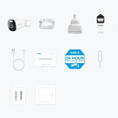 Sigurnosne kamere Reolink IP kamera Argus serije B360 4K, vanjska, baterija, jednostavna instalacija BWB4K09