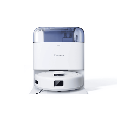 Robotski sesalnik Ecovacs Deebot MINI modri (mokro in suho čiščenje, 9.000 Pa, avtonomija 128 min, samodejno praznjenje postaje Mini-OMNI, povezava Wi-Fi)