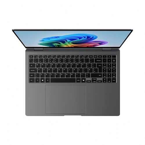 Prenosnik Samsung Galaxy Book5 Pro 360, Intel Ultra 5-226V/16 GB/SSD 512 GB NVMe/40,6 cm (16"), 2,8K, Touch, 500 niti/DE/Win11Pro, siv