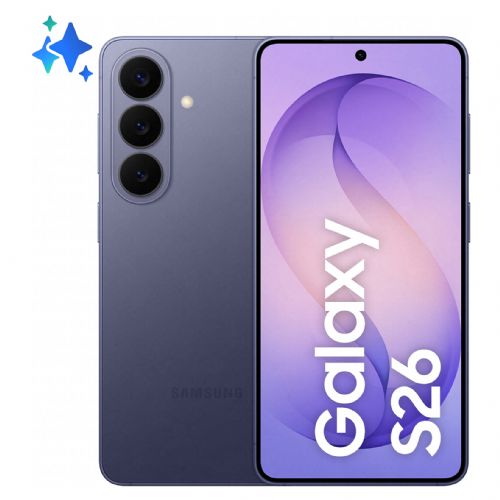 Pametni telefon Samsung Galaxy S26 5G 256GB kobaltno vijoličen, 6,3" Dynamic AMOLED 2X, 12GB RAM, 50MP kamera, IP68