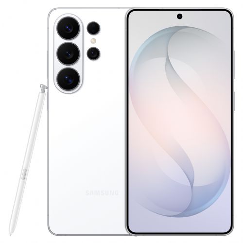 Pametni telefon Samsung Galaxy S26 Ultra 256 GB bel, 17,5 cm (6,9") Dynamic AMOLED 2X, Snapdragon 8 Elite Gen 5, 200 MP štiri kamere, Android 16, IP68