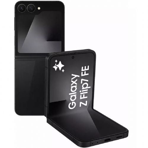 Pametni telefon Samsung Galaxy Z Flip7 FE 5G 256 GB črne barve