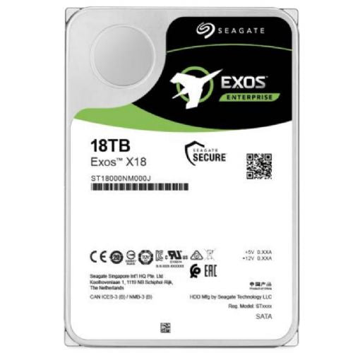 Trdi disk SEAGATE Exos X18 12TB 3,5" SATA 3 256MB 7200rpm (ST12000NM000J)