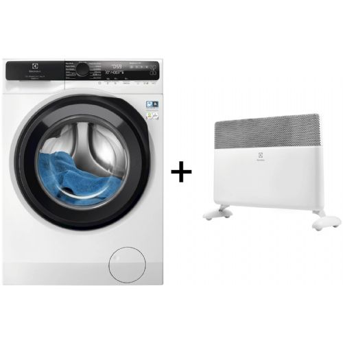 Pralni stroj Electrolux EW7F5412ACE + grelnik ECH/AT-2000 3AI-W EEC, AutoDose, SteamRefresh, QuickCare 59 min, 8 kg, 1400 obr/min